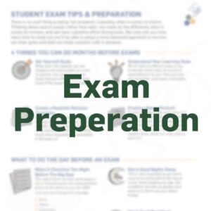 Student Exam Tips and Preparation