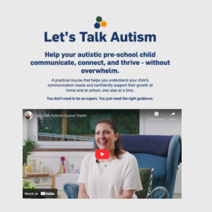 Let's Talk Autism Course
